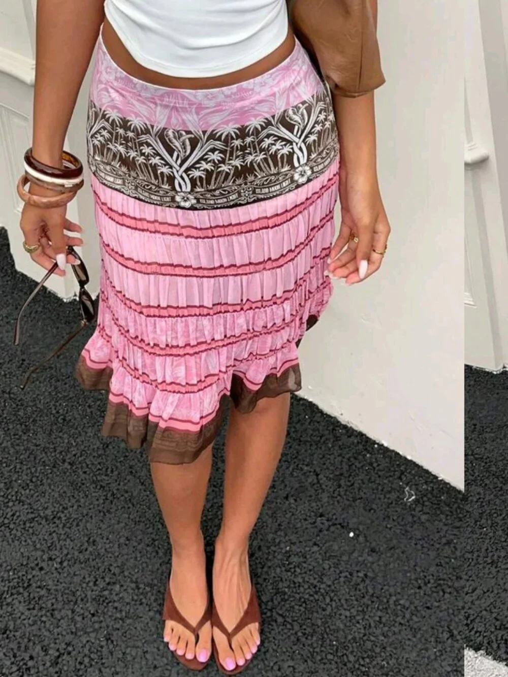Women's Summer New Elegant Sexy Cute Casual Island Resort Date Coconut Tree